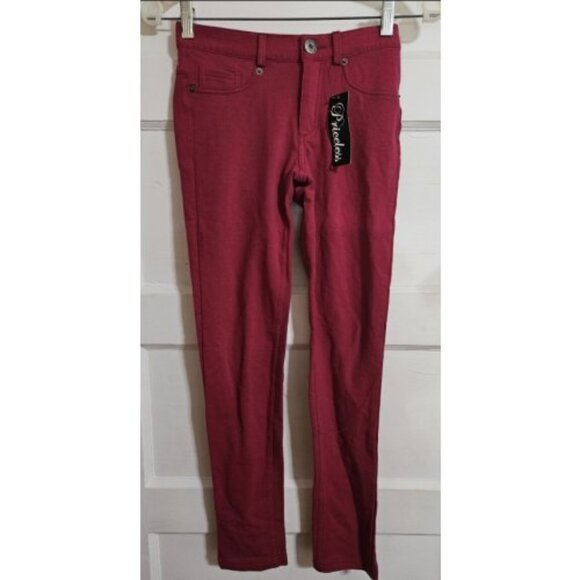 NWT Cranberry PRICELESS Stretch Jegging Leggings Juniors MEDIUM - Picture 1 of 4